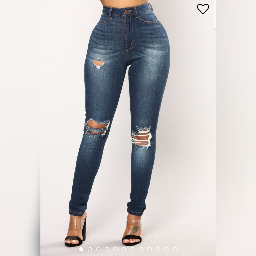 Fashion Nova high waisted jeans